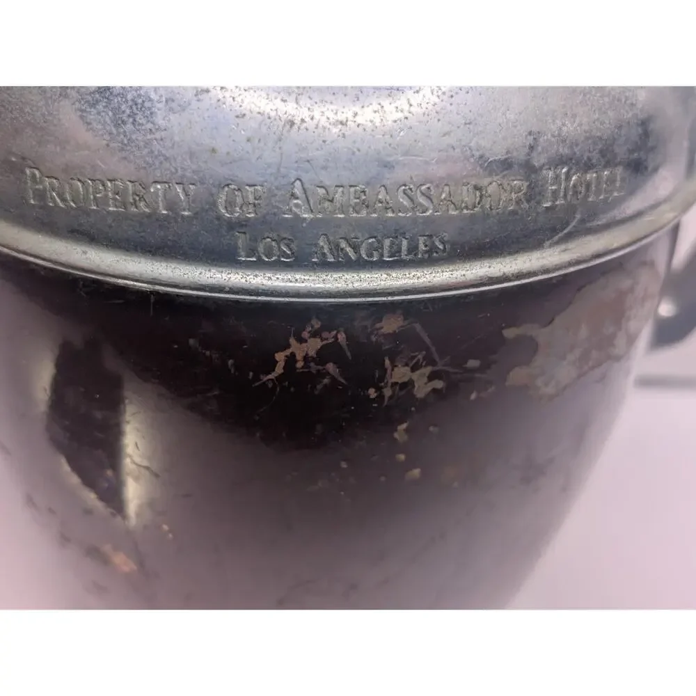 Vintage Ambassador Hotel Los Angeles Stanley Insulated Water Pitcher Hotelware